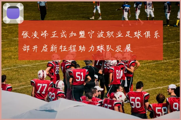 张凌峰正式加盟宁波职业足球俱乐部开启新征程助力球队发展